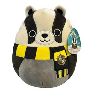 Squishmallows 12” Hufflepuff Badger Plush Harry Potter NWT